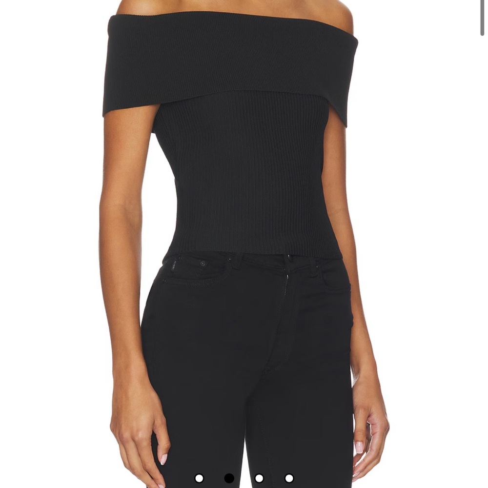 DL1961 Black Off-Shoulder Blouse